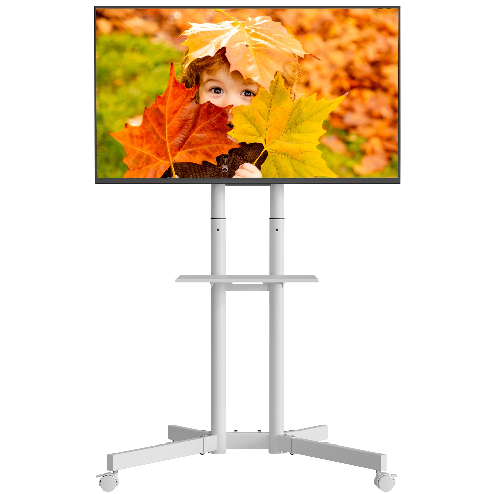 【送料無料】【10％OFFクーポン配布中】BONTEC テレビスタンド ハイタイプ 壁寄せテレビスタンド 32-85インチ対応 移動式 キャスター付｜デンダ店