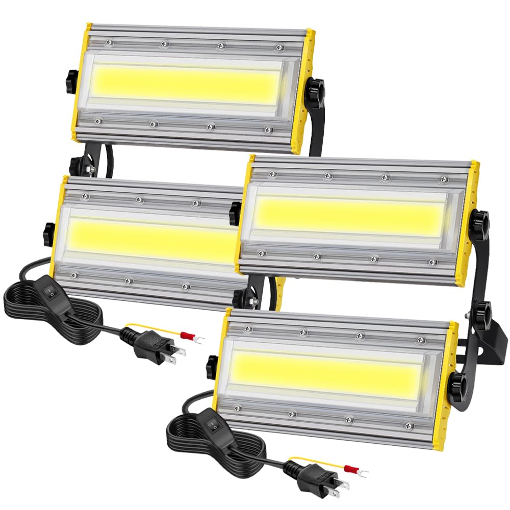【送料無料】【10％OFFクーポン配布中】shineshare LED投光器 屋外 100W 作業灯 1750W相当 16500LM コンセント式 超薄型 防犯 玄関ライ