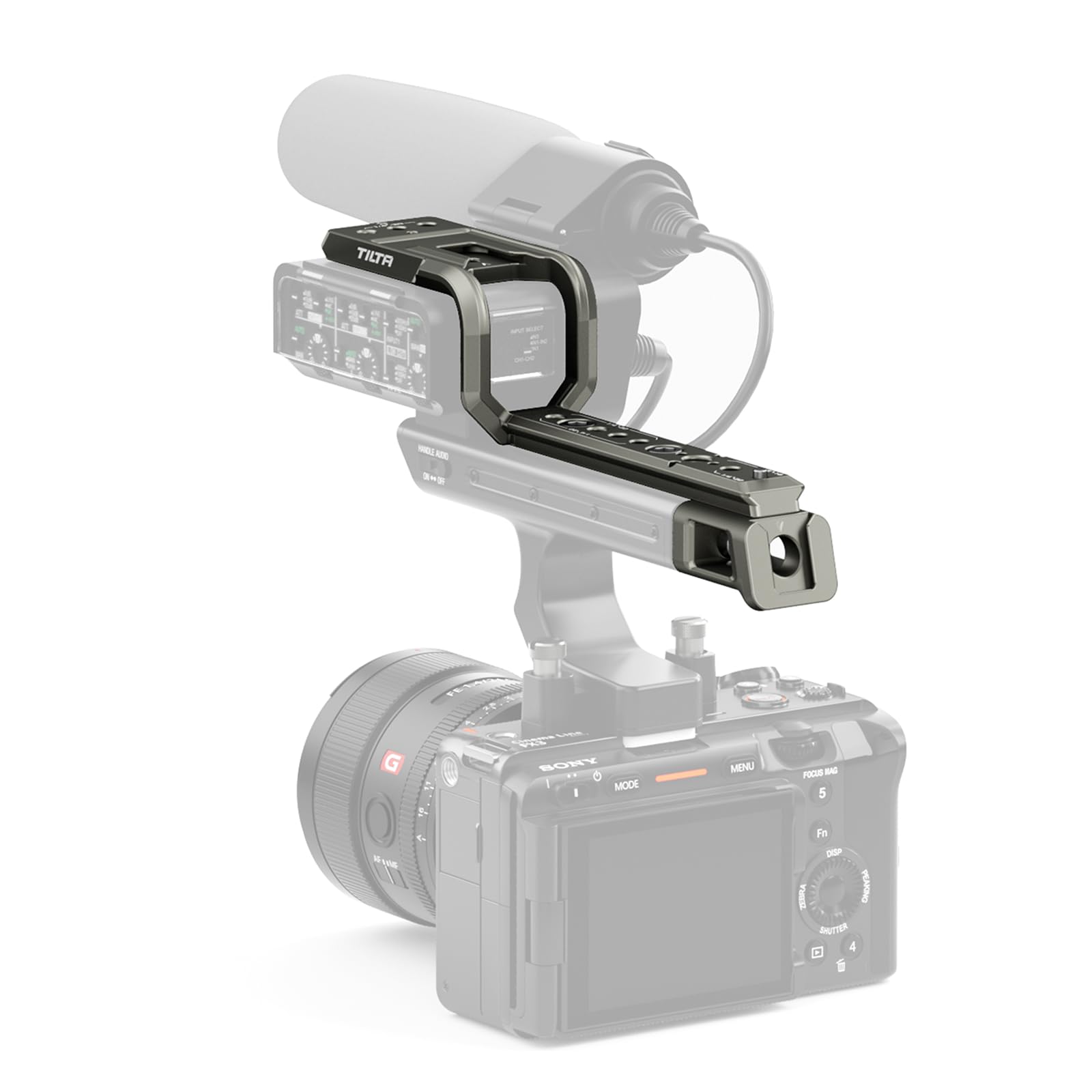 【送料無料】【10％OFFクーポン配布中】TILTA XLR延長ブラケット Sony FX3用 XLR-H1トップハンドル、コールドシュー、NATO、1/4\