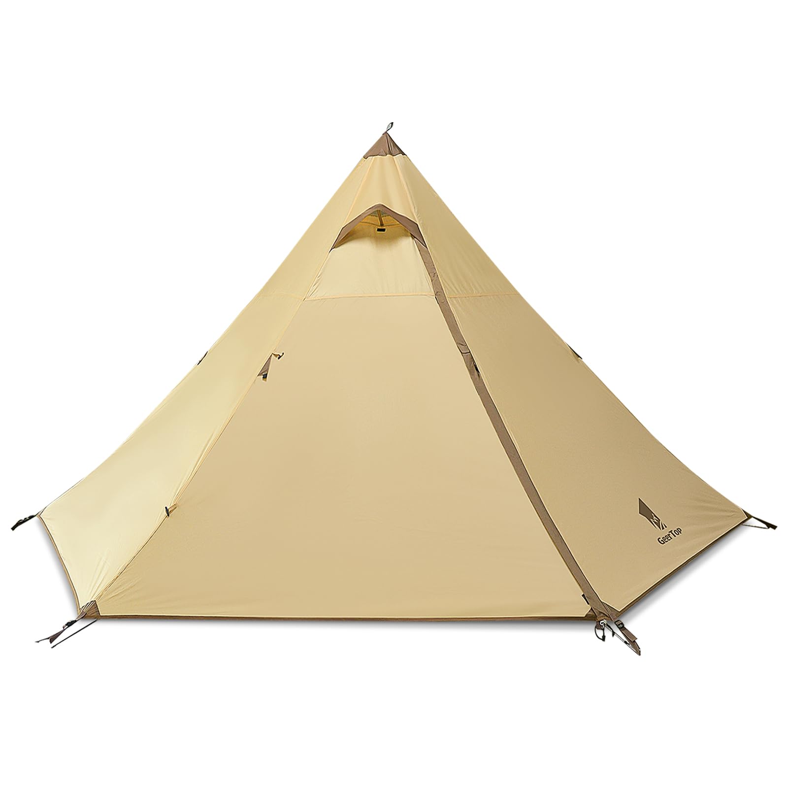 【送料無料】【10％OFFクーポン配布中】Geer Top ワンポールテント 4人用 わんぽーるテント ティピーテント 軽量 簡単設営 通気 防水 コ 7,676円
