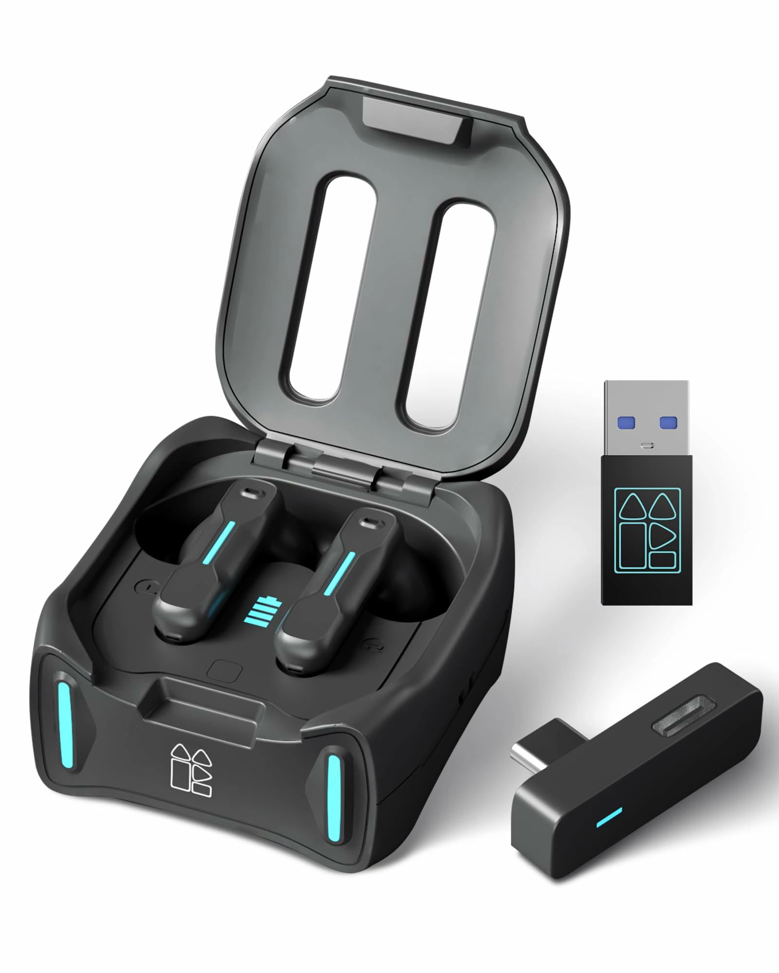【送料無料】【10％OFFクーポン配布中】Middle Rabbit SW4 Pro 低遅延 ゲーミングイヤホン ワイヤレス 【2.4Ghz ドングル USB?Bluetooth