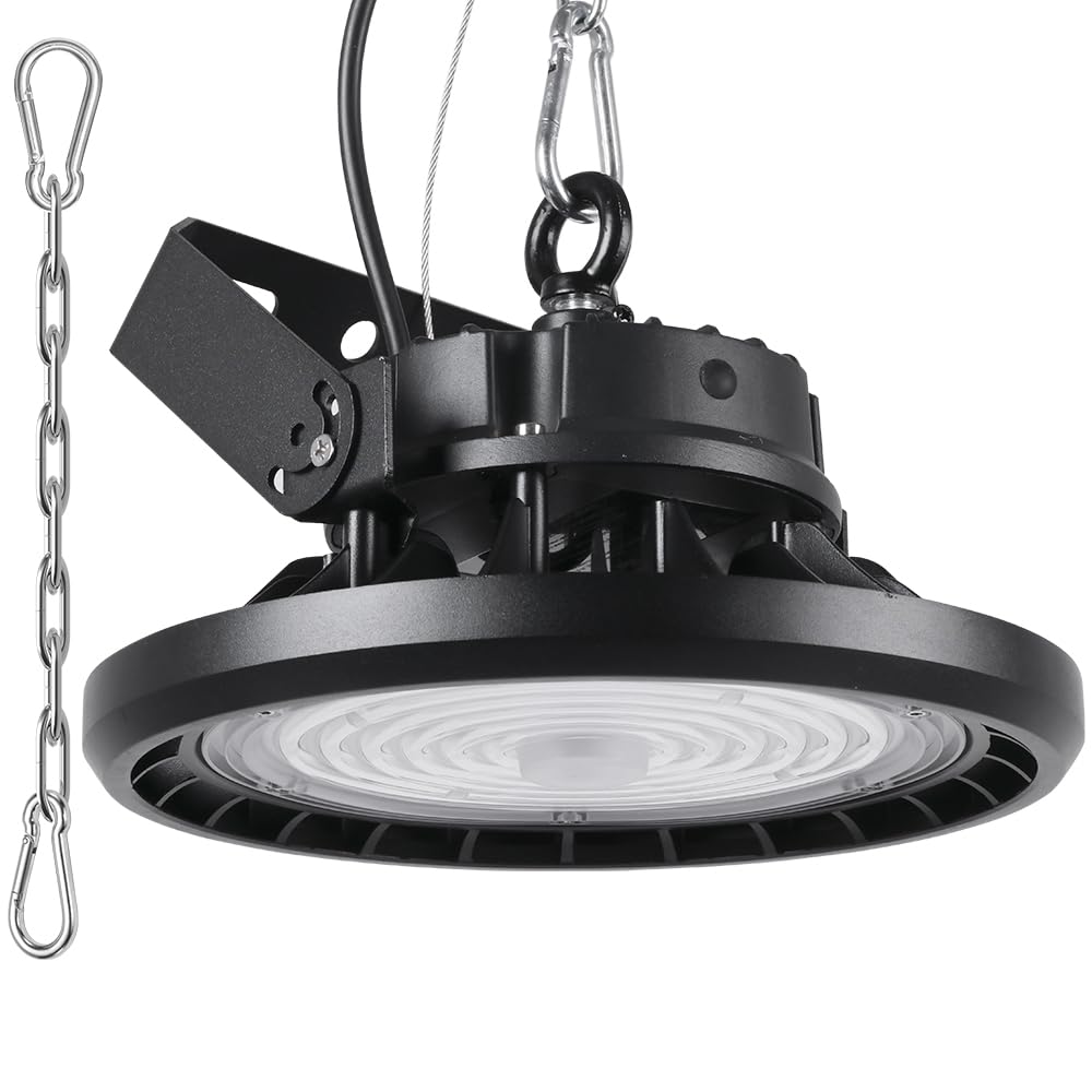 【送料無料】【10％OFFクーポン配布中】LED高天井灯 150W 高輝度 24000lm LEDハイベイライトIP66防水防塵 防寒 昼光色6000K 100-277V 省｜デンダ店