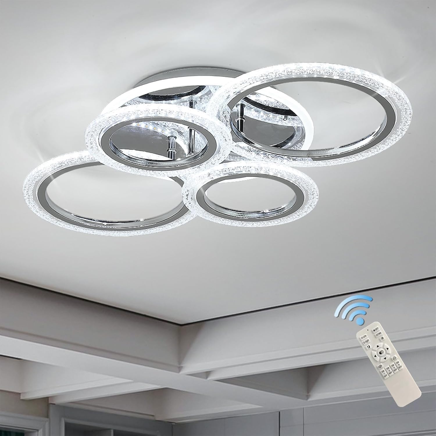 【貨物輸送無料】【10％OFFクーポン券別れ別れ中】LED 最高限度ともし火 6~16畳 今めかしい 北欧 照明装置手道具 間接的な行動照明装置 上昇限度照明装置 APP遠さ抑えつける/遠隔操作