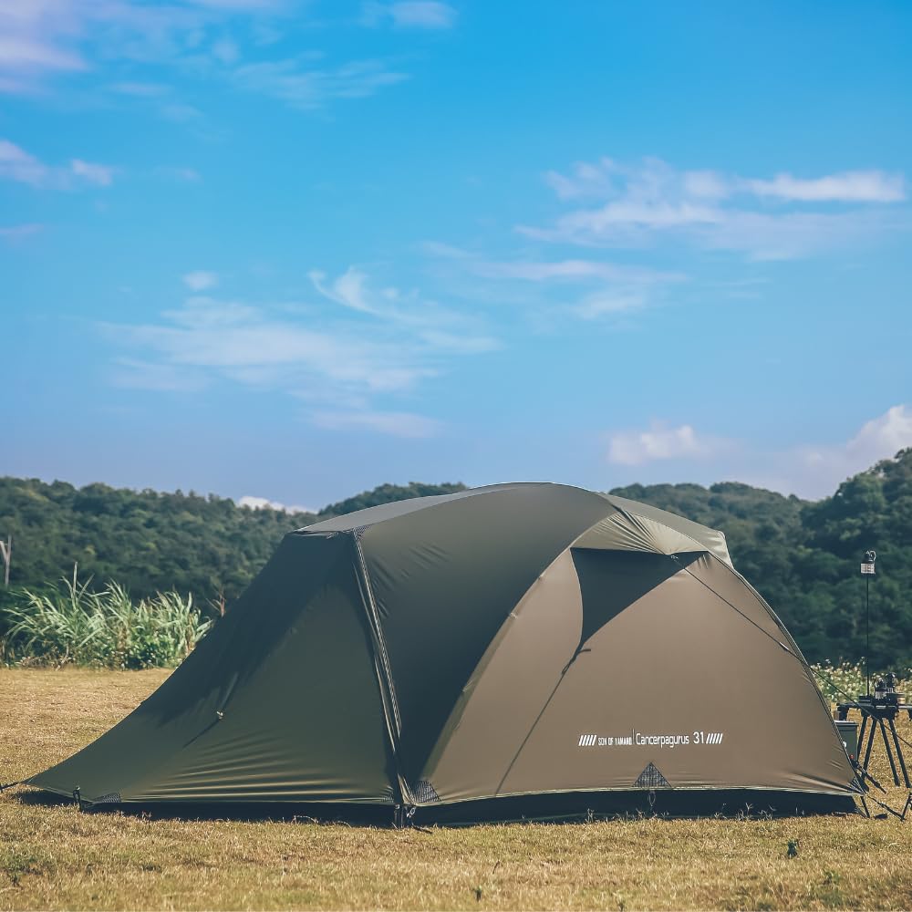 【送料無料】【10％OFFクーポン配布中】SEKACAMP カニテント40Dナイロン フルシェーディング 2重層 小型 コンパクト アウトドア ツーリ