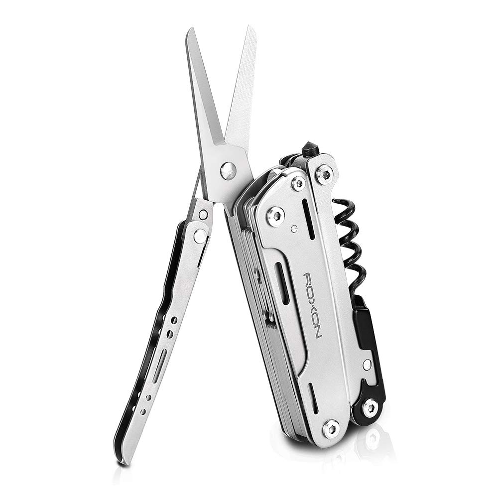 【送料無料】【10％OFFクーポン配布中】ROXON STORM S801S 19-in-1多機能はさみ ストームクランプ、折りたたみ可能 ミニポータブル ステ