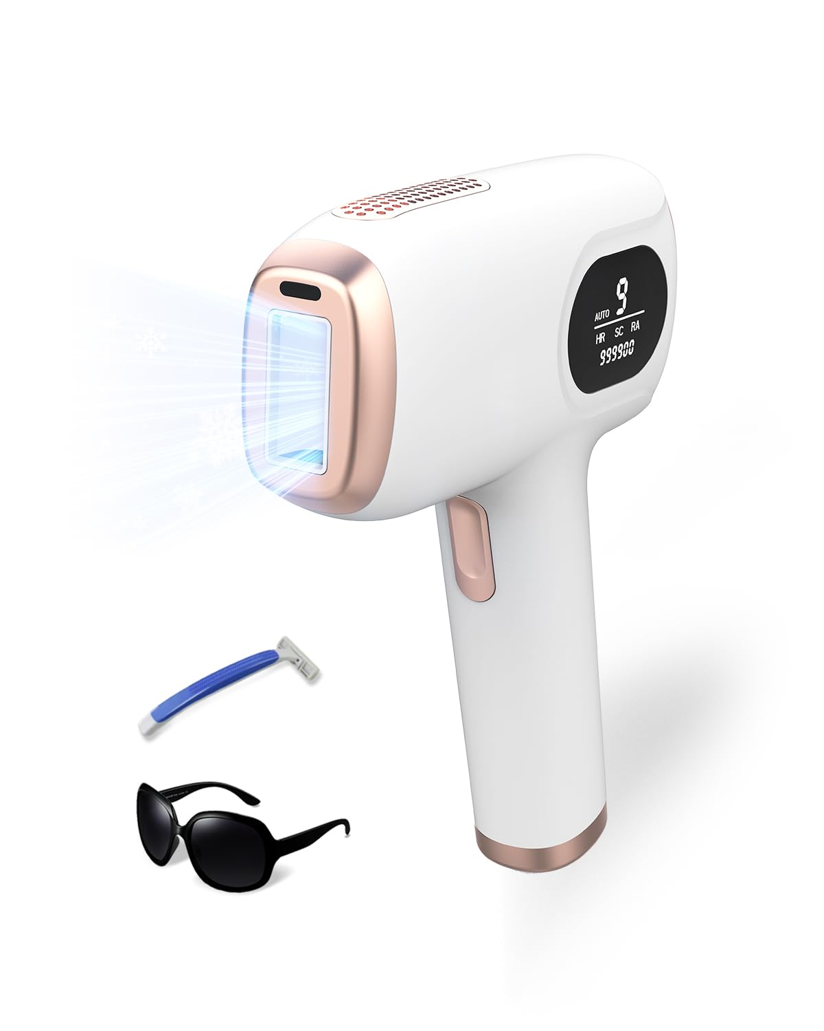 【送料無料】【10％OFFクーポン配布中】【2025新登場】家庭用脱毛器 IPL光美容器 VIO対応 レディース&メンズ レディース&メンズ 無痛脱 7,399円