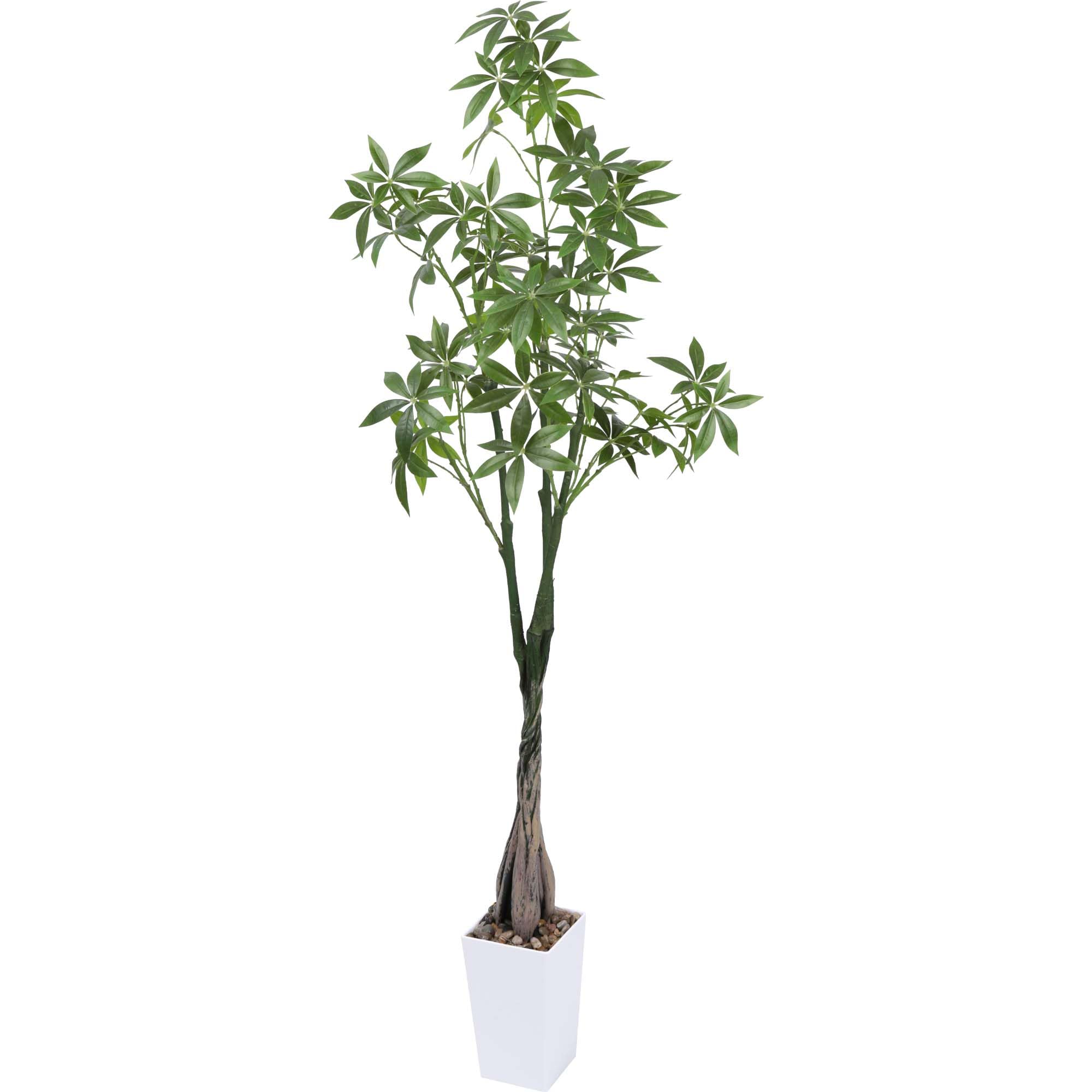 【送料無料】【10％OFFクーポン配布中】フェイクグリーン 人工観葉植物 観葉樹 造花 パキラ 高さ138cm 幸福の木 光触媒 空気清浄 世話が