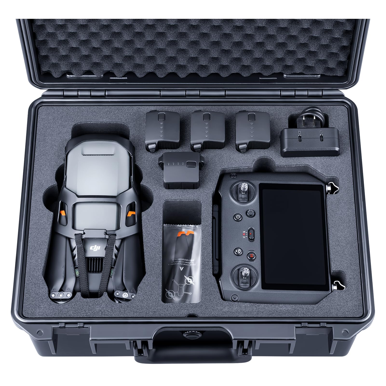 【送料無料】【10％OFFクーポン配布中】Lykus Titan M350 防水ケース DJI Mavic 3 Pro/Classic、DJI RCとRC Pro 送信機同時に収納可能、
