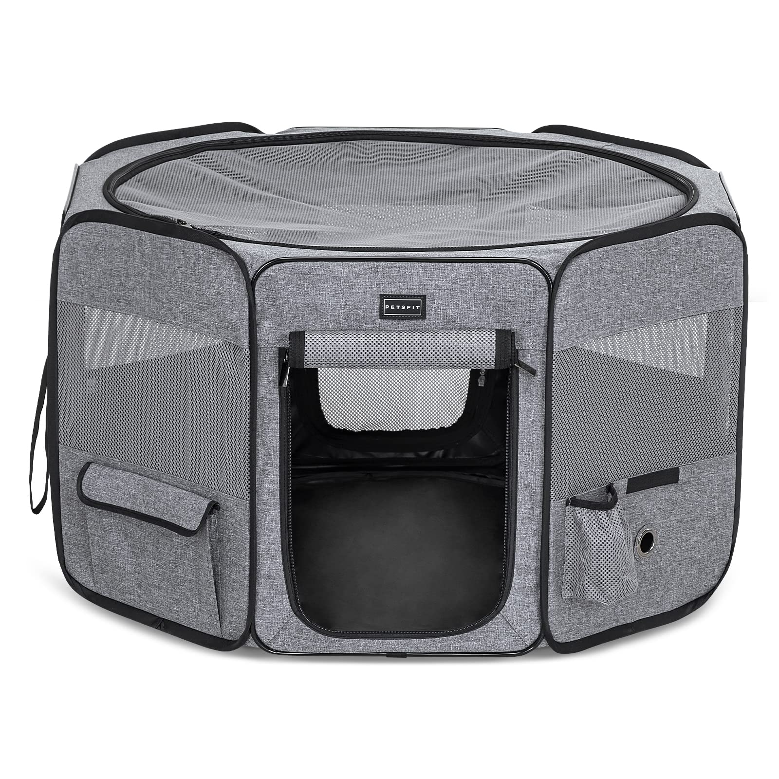 【送料無料】【10％OFFクーポン配布中】Petsfit 犬 サークル ペットサークル 八角形 ドッグハウス 【パッと開いてすぐ使える】 猫の産屋｜デンダ店