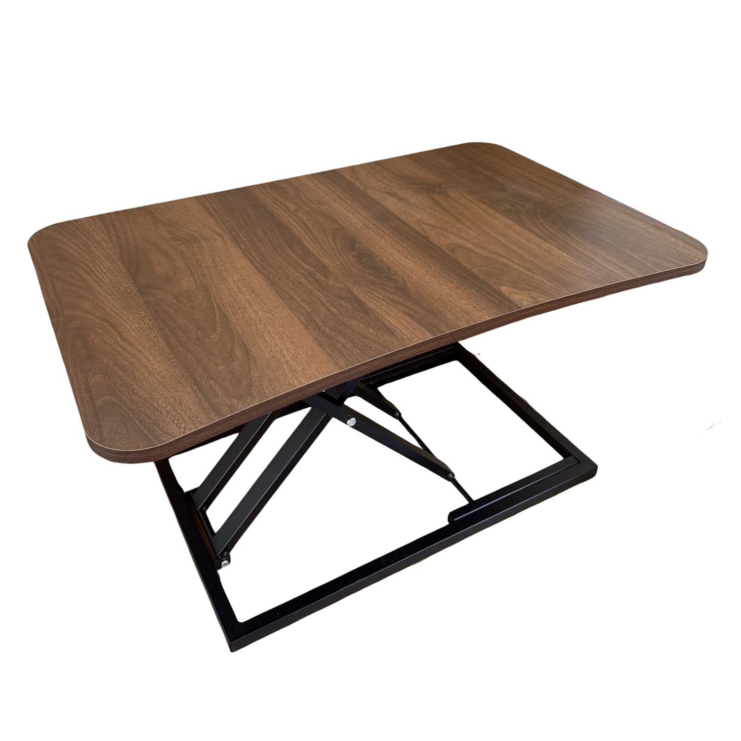 【送料無料】【10％OFFクーポン配布中】スタンディングデスク 卓上 SHUWEI 天板サイズ73×47cm ガス圧昇降式デスク 高さ6?40cm 机上 組