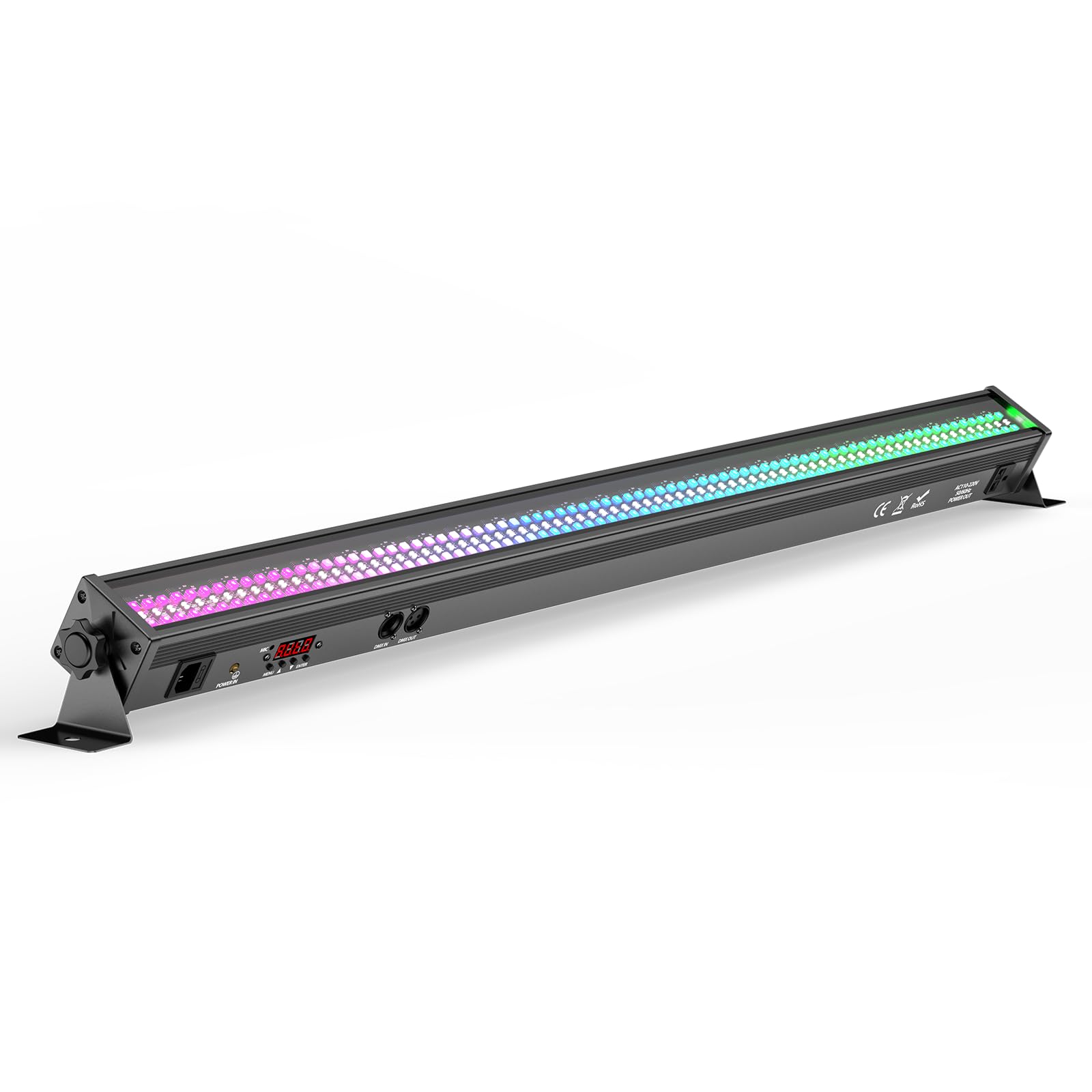 【送料無料】【10％OFFクーポン配布中】ZonQoonz ステージライト 80W 168LEDs RGBW ウォールウォッシャー Dj ビームライト LED バー DMX