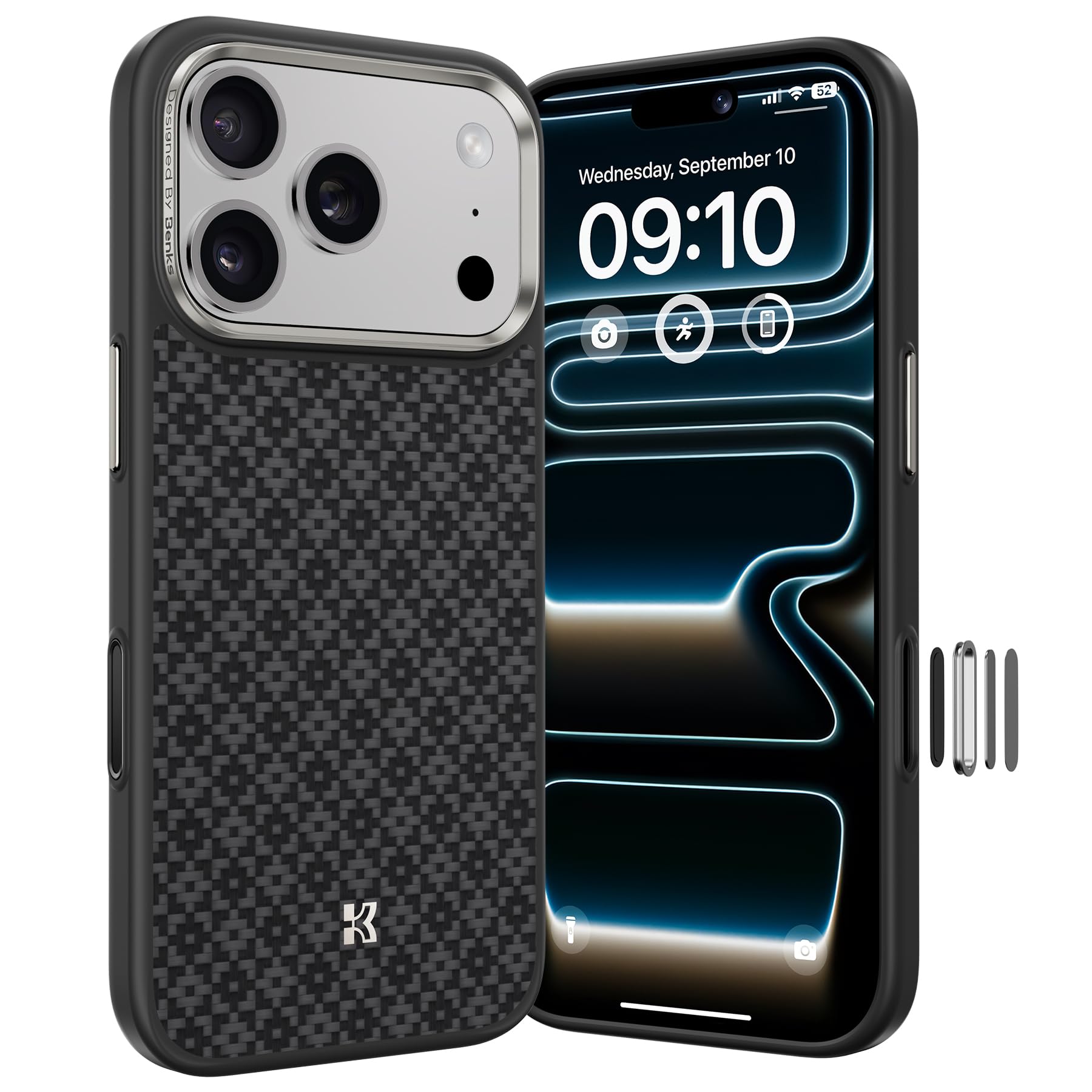 【送料無料】【10％OFFクーポン配布中】BENKS ArmorGrid ArmorPro iPhone 17 Pro Max用 ケース MagSafe対応 マグネット搭載 軍用規格 耐