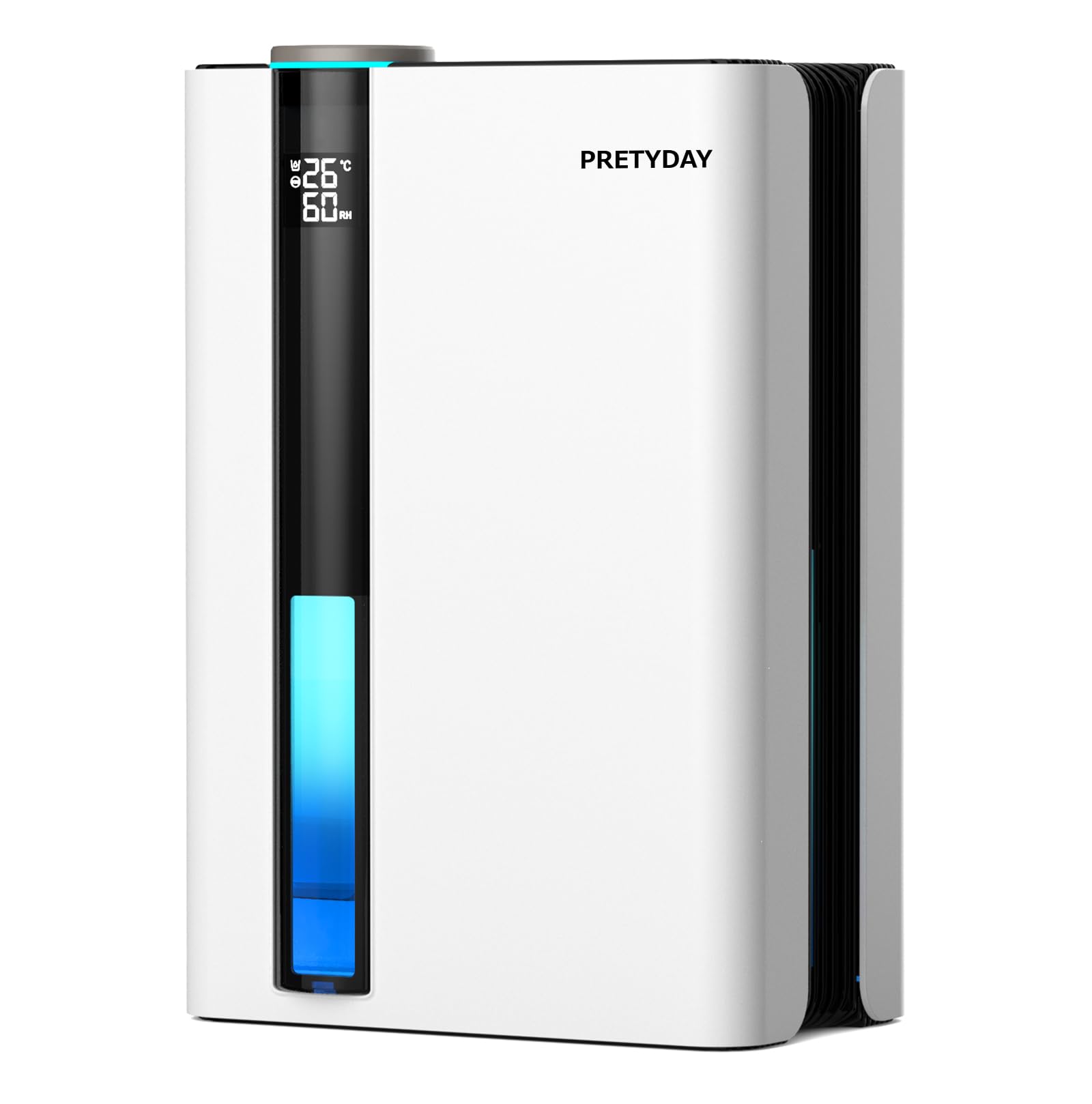 【送料無料】【10％OFFクーポン配布中】PRETYDAY 除湿機 大容量2.8L 2025新型 除湿器 小型 1200ml/日強力除湿 20畳まで対応 恒湿モード