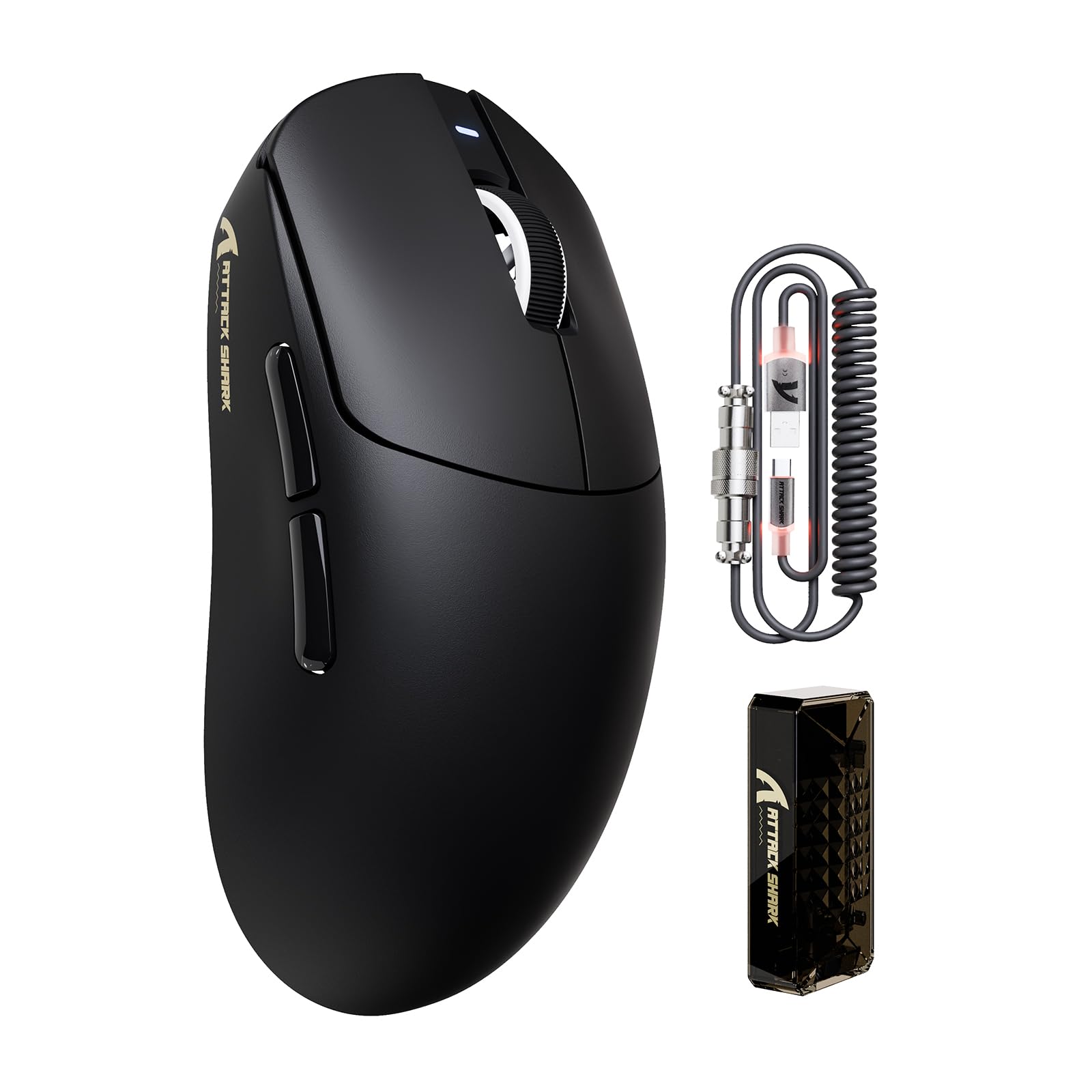 【送料無料】【10％OFFクーポン配布中】ATTACK SHARK X8PRO ゲーミングマウス 軽量 無線 ワイヤレスマウス 8000hzポーリングレート トラ