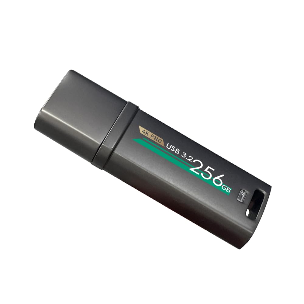 【送料無料】【10％OFFクーポン配布中】TCELL 4K PRO 超高速 大容量 亜鉛合金 USBメモリ 256GB USB3.2(Gen2) SSD外付け (読込最大1000MB 6,984円