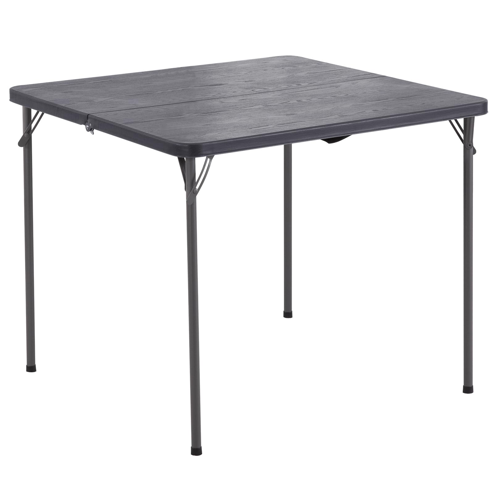 【送料無料】FROASISPRO 折りたたみテーブル HDPE製 86x86x74 cm 二つ折り コンパクト設計 ハンドル付き 耐荷重150kg 屋内外兼用 ピクニ