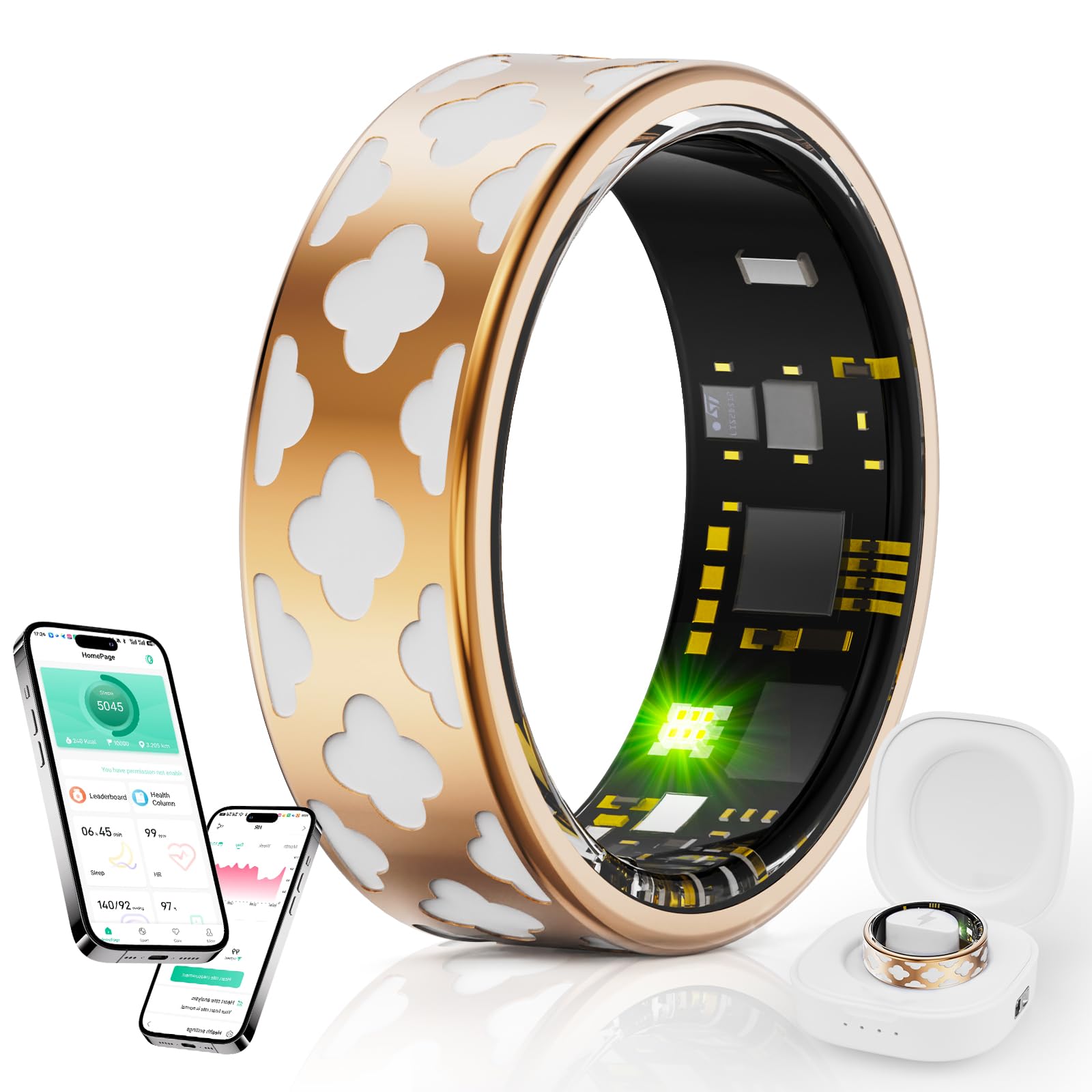 楽天市場】スマートリング 健康管理 【2025年新登場 】睡眠検測 活動量