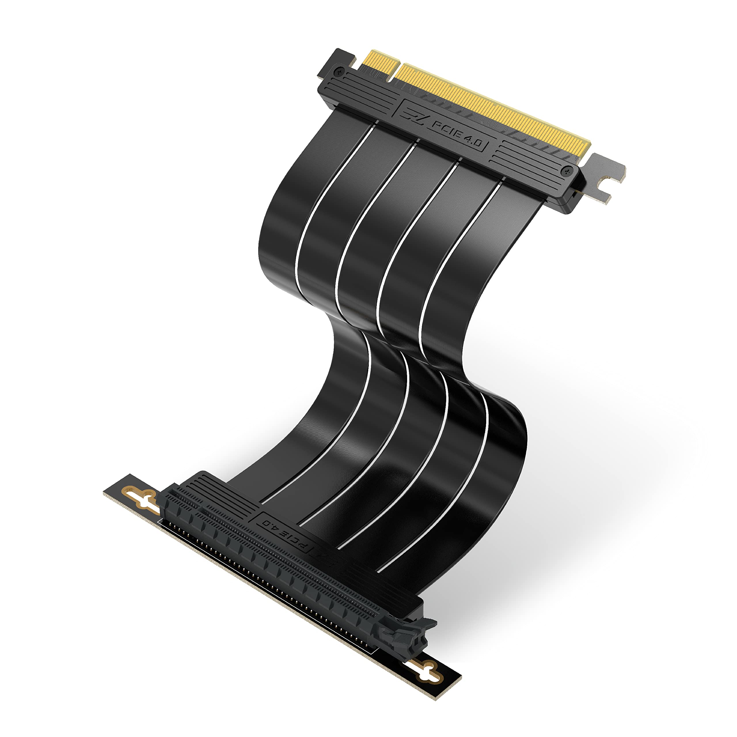 EZDIY-FAB PCIe 4.0 x16 ライザーケーブル 20cm