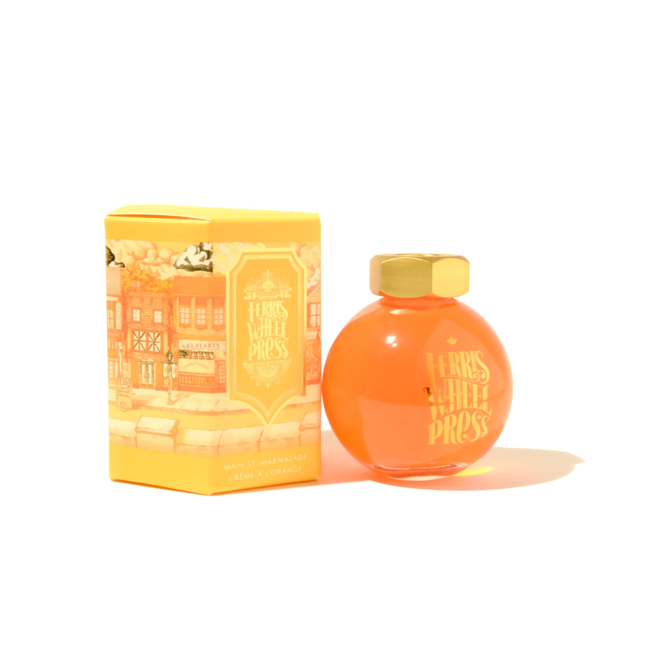 【送料無料】Ferris Wheel Press Fountain Pen Ink, Everyday Ink Collection, Pale Orange, 85ml