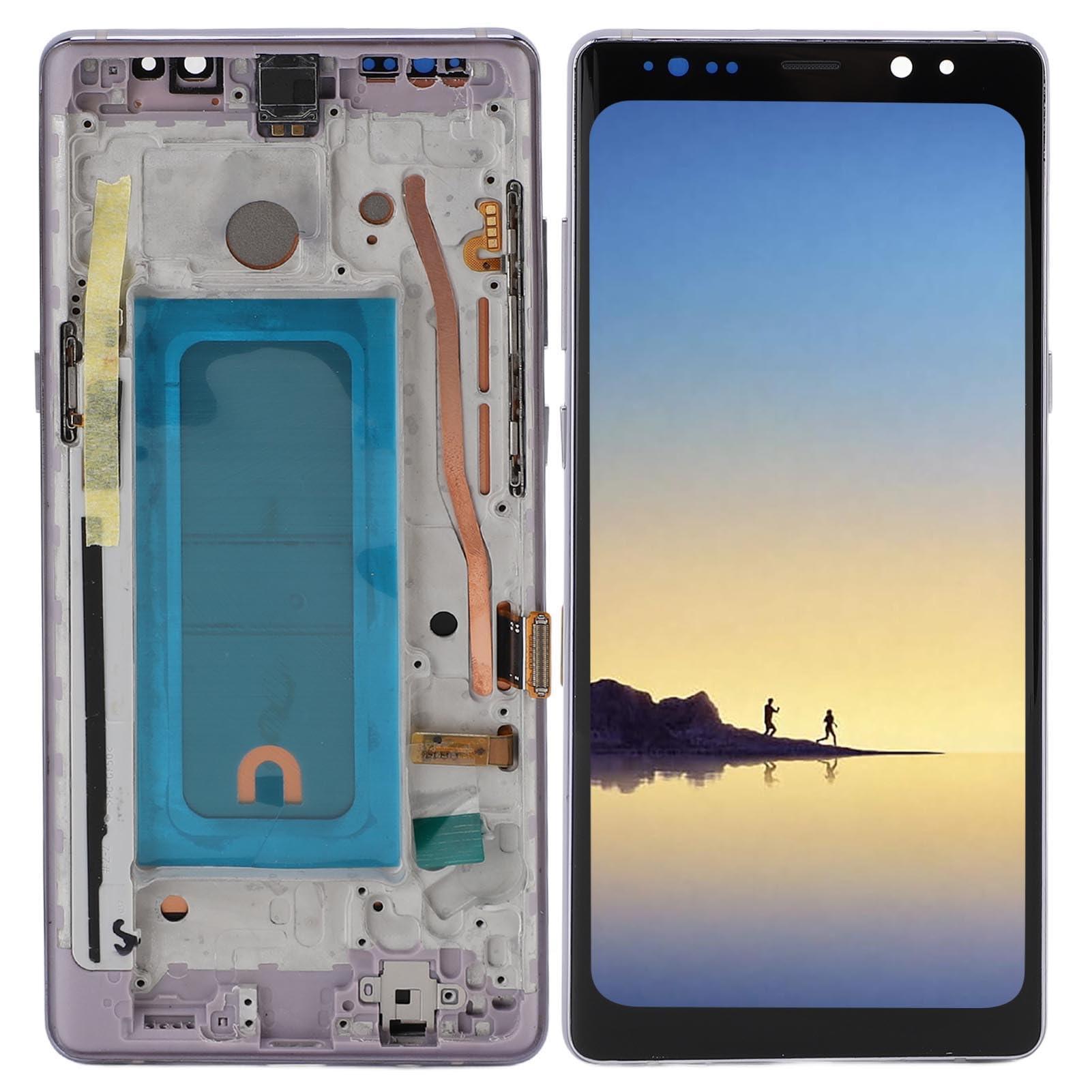 【送料無料】Note 8フレームおよび修理ツールでのスクリーン交換用、電話ディスプレイデジタイザーTFT LCDタッチスクリーンアセンブリ N