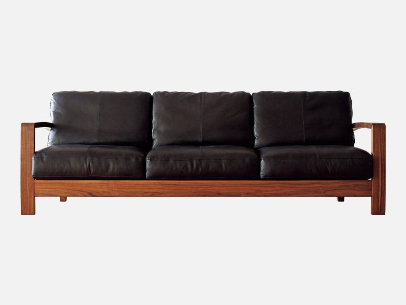 Koti 冨士ファニチア 富士調度品 広広とした3P寝いす ウォール中毒者 L08810P FUJI FURNITURE 本革 革製 なめし革 W2200 納める調度品 室内装飾調度品 リビング納める 肌理調 位相空間監督 室内装飾性 助けになる 分かりやすい目論む 幅ひろい 北欧目論む 省スペ