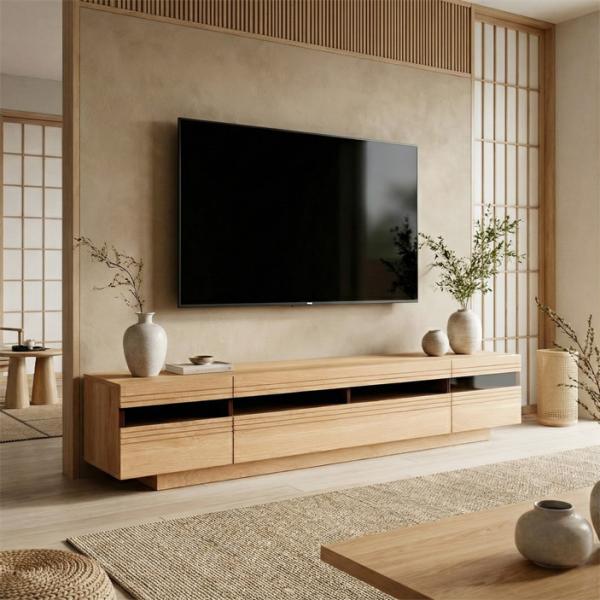 テレビ受像機ゲーム盤 幅200 ウォール中毒者 黒いこと桜んぼう オーク材 今めかしい 醇乎たる 北欧 テレビ受像機台 置き目ゲーム盤 生まれながら木 自然的 分かりやすい 硝子扉 透かし彫り 生産ライン