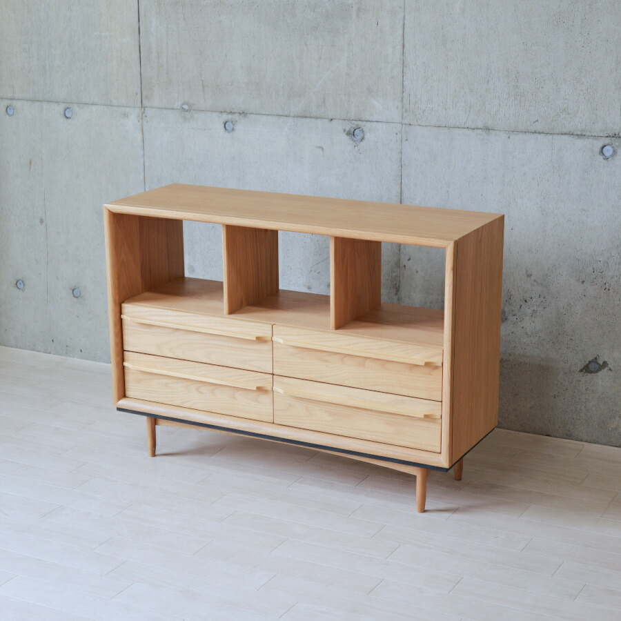 楽天市場】チェスト 天然木 オーク 楢材 ナチュラルモダン おしゃれ