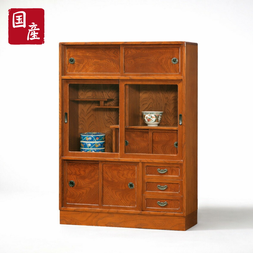 楽天市場】【開梱設置無料】 屋久杉 茶箪笥 和風 茶タンス 高級 茶