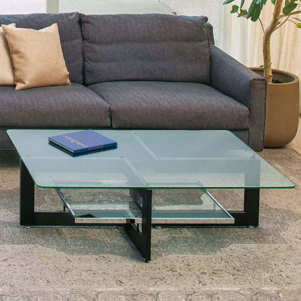 アルテジャパン　ガラスセンターテーブル ティーテーブル -アルテジャパン