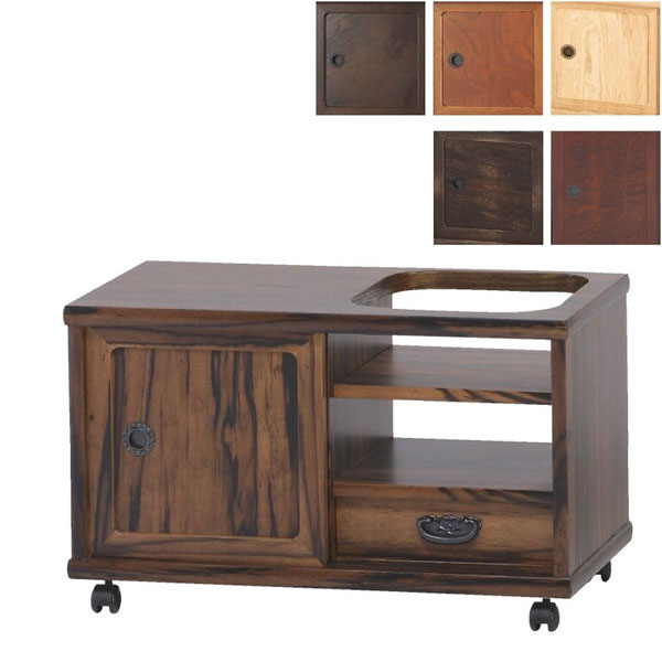 楽天市場】soldout ポットワゴン お座敷ワゴン ワゴン 完成品 和風