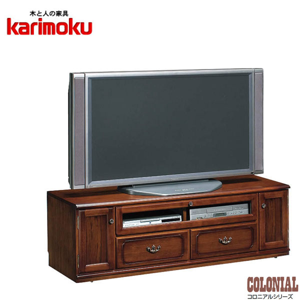 楽天市場】カリモク テレビボード テレビ台 コロニアル TVボード