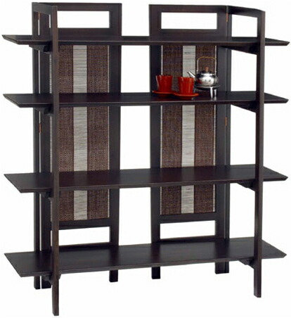 楽天市場】バンブーインテリア 和風テイスト 飾棚 かざり棚 アジアン