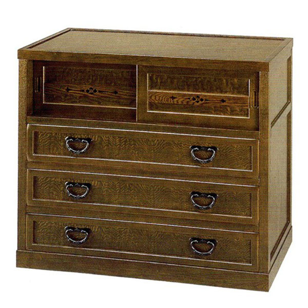 楽天市場】チェスト 幅85 タンス 高さ130 国産家具 日本製 和モダン 和