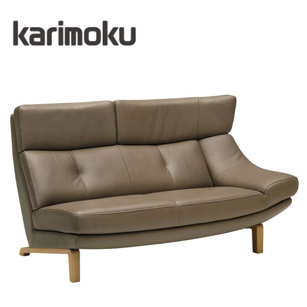 楽天市場】【割引クーポンあり】 カリモク 本革左肘2Pソファー