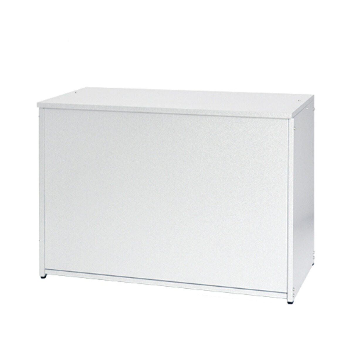 ゴミ収納庫 屋外用 169L 幅88cm （ ごみ箱 169リットル コンテナ 大容量 大型 ダストボックス 収納 屋外収納 ゴミ 収納庫 ゴミ置き場 日本製 ゴミ箱 物置 保管庫 倉庫 エクステリア 組立品 ホワイト 白 ガルバリウム 鋼板 ふた付き ）【39ショップ】