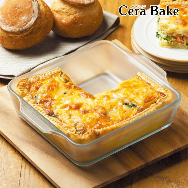 グラタン皿 19×16cm 大皿 スクエア スクエアロースター MS セラベイク CERA BAKE こびりつきにくい 耐熱皿 コーティング 39ショップ オーブン対応 ファッション通販 お手入れ 食洗機対応 電子レンジ対応 洗いやすい （人気激安） 簡単 セラミック 耳付き