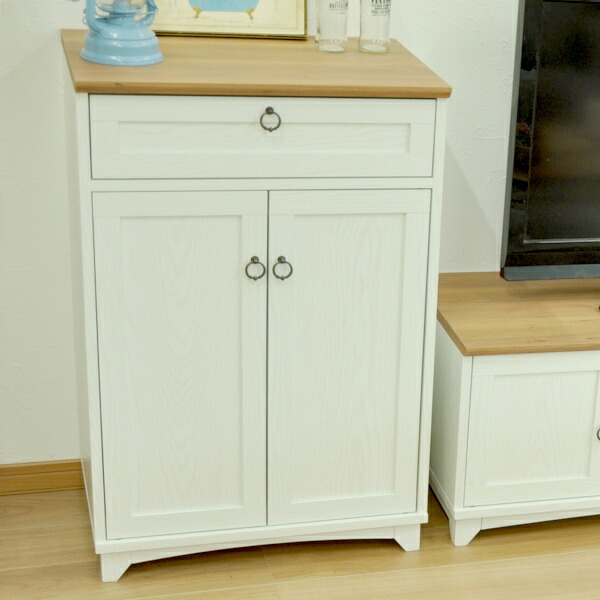 公式サイト 収納棚 リビング収納 サイドボード 棚 本棚 送料無料 幅60cm Charlotte 白家具 フレンチカントリー 木扉 キャビネット リビングボード 39ショップ おしゃれ 白 ホワイト 大人可愛い カントリー 引出し 引出 小物収納 収納 木製