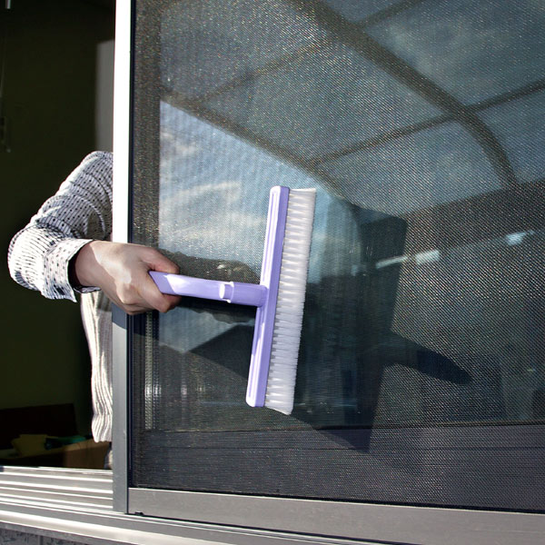 Interior Palette Rotary Net Door Brush Screen Door Cleaning