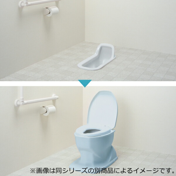 リフォームトイレ 和式トイレ用 据置式 標準便座 段差なし 介護用品 送料無料 サニタリエース 8cm 工事不要 洋式便座 補高スペーサー OD