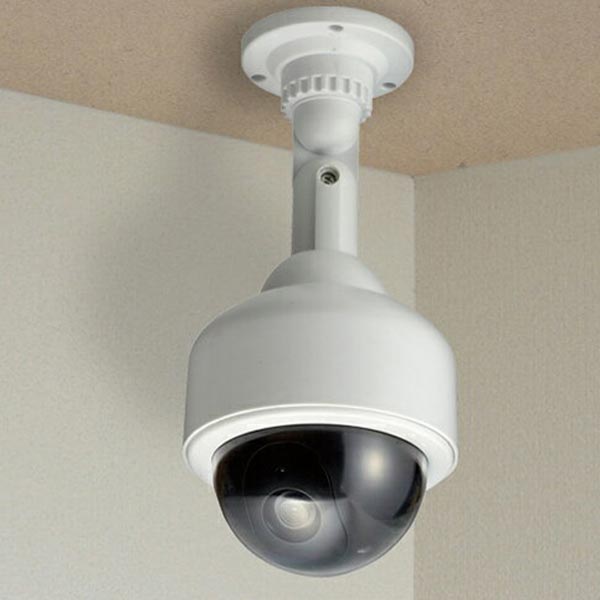 【楽天市場】防犯カメラ ダミー 大型ドームダミーカメラ （ 監視カメラ セキュリティカメラ 屋外 屋内 防犯対策 泥棒対策 空き巣対策