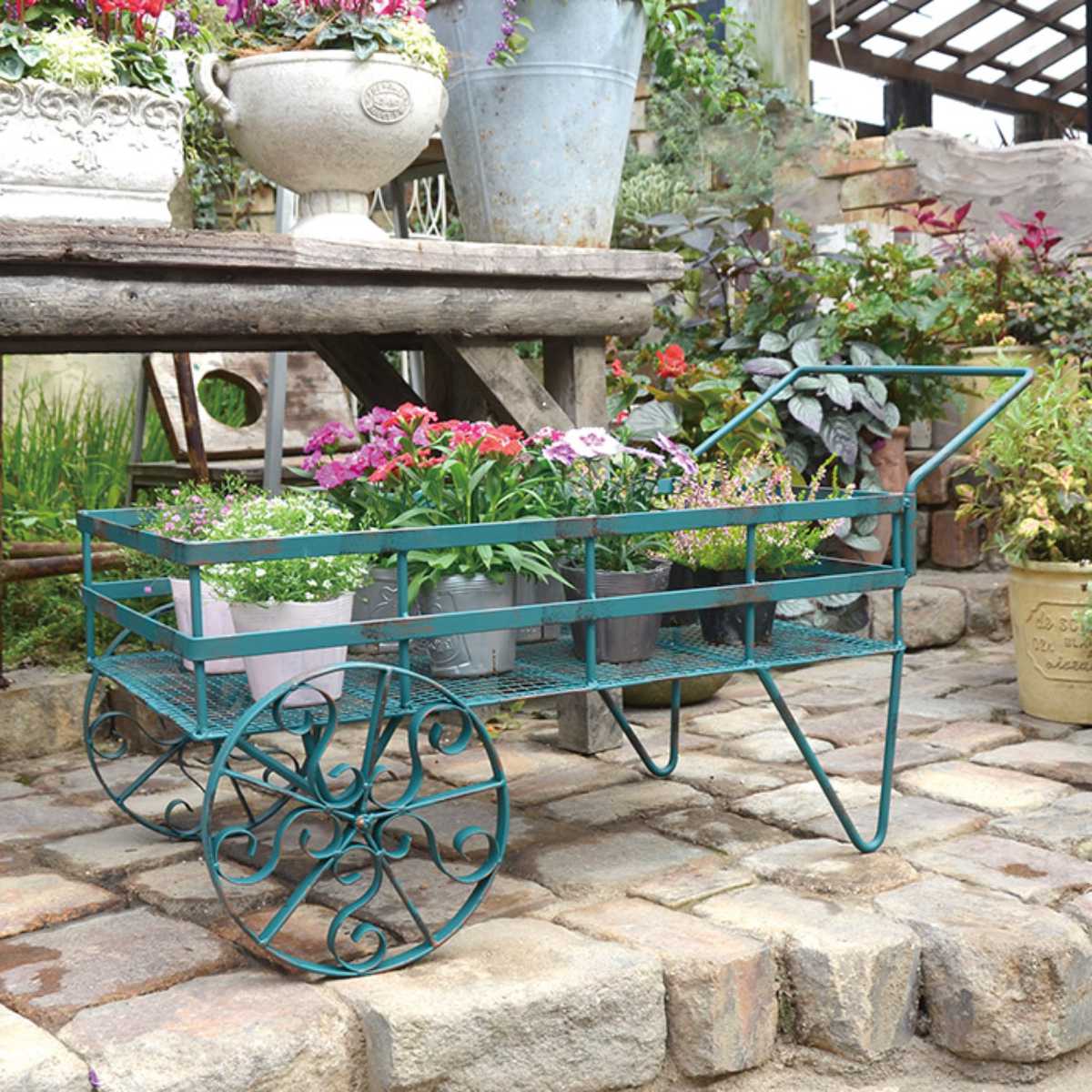 楽天市場】カート アイアン アンティーク おしゃれ ガーデンカート