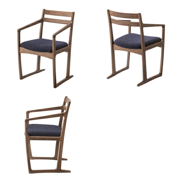 クッション ウォールナット クッション ダイニングチェアー 座面高43cm アームチェア ダイニングチェア イス チェア インテリアパレット 送料無料 座面高45cm 木製 イス 日本製 座面高45cm 天然木 リビングチェア 椅子 39ショップ ひじ掛け 食卓 約 レザー調