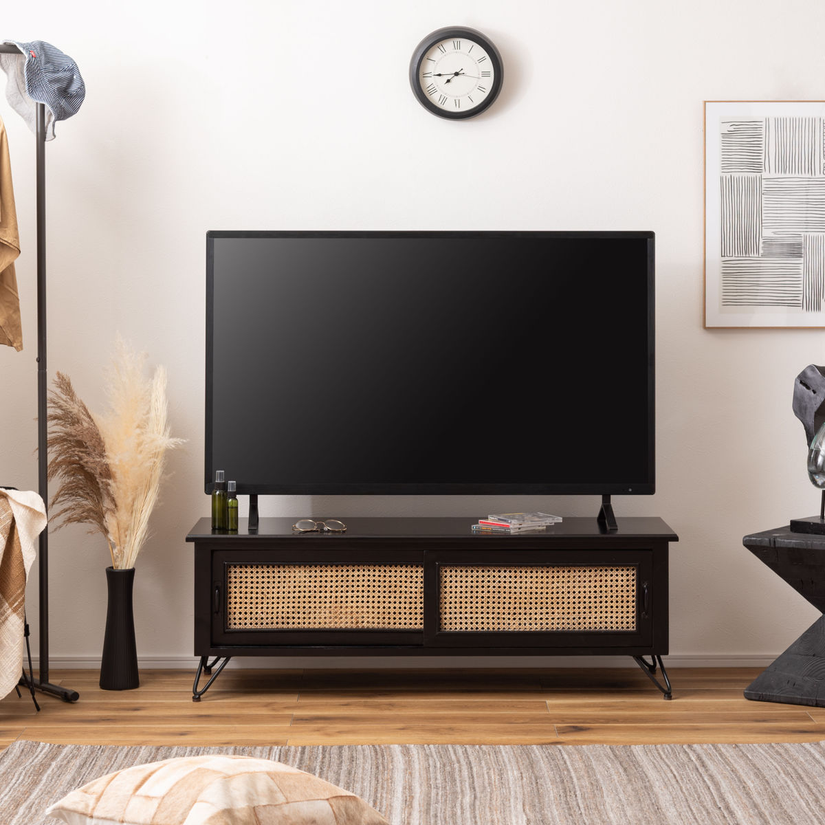 楽天市場】【最大2000円クーポン】 アジアンバンブーテレビラック S