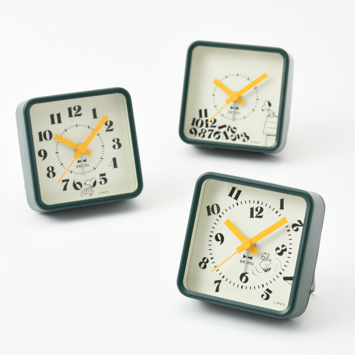 ダンバリーミント　スヌーピー 置き時計 楽天市場】スヌーピー 目覚まし時計 アナログ おしゃれ BRUNO ブルーノ