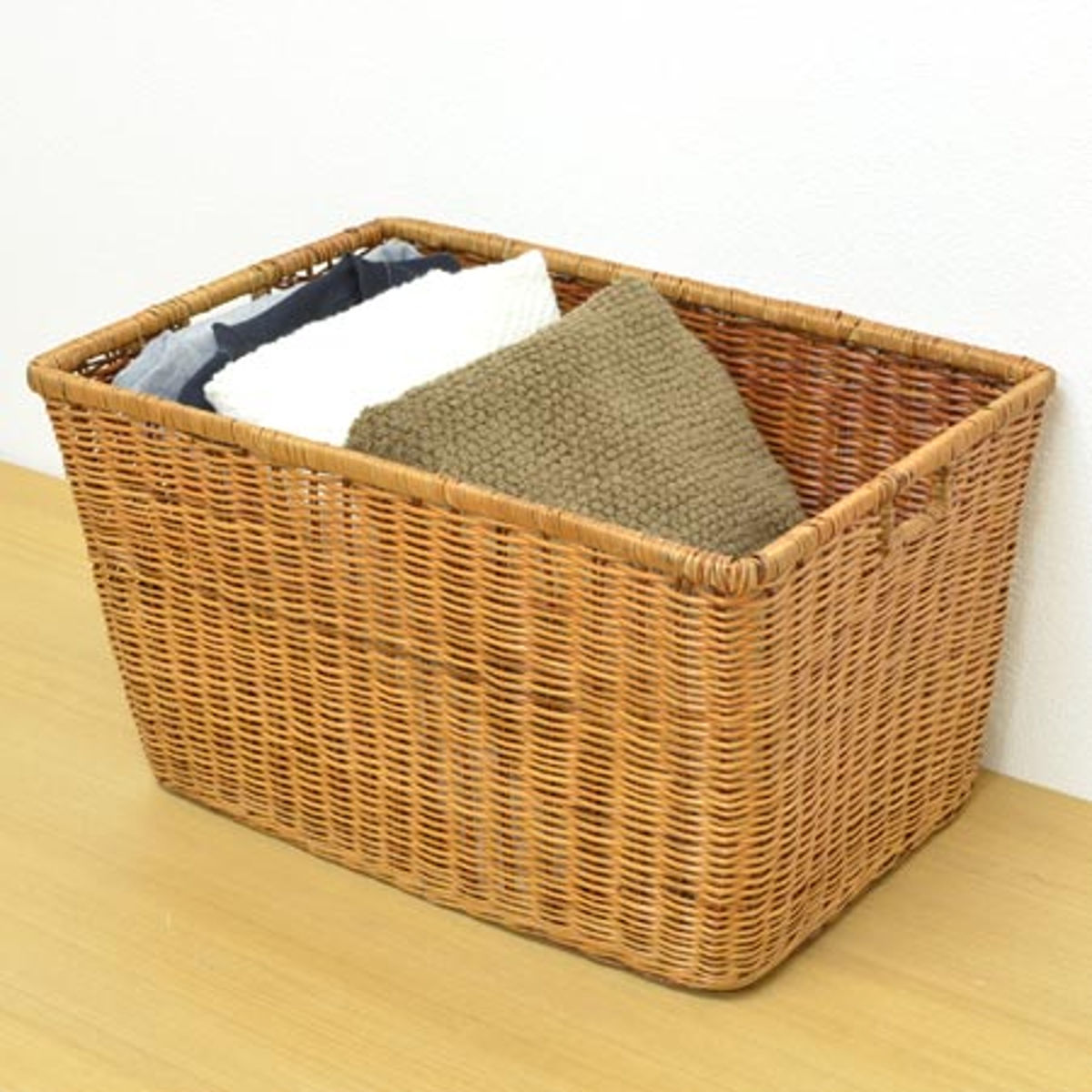 天然素材 長方形バスケット 小物収納 4517657710023setip.jpg