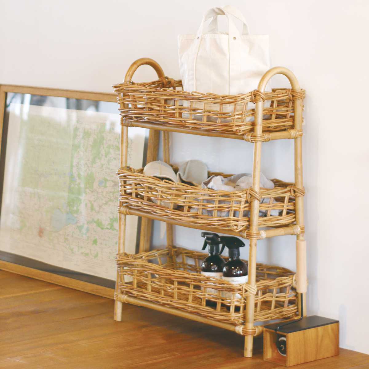 楽天市場】バスケット アラログ 3段 収納 おしゃれ ランドリーラック 楽天市場】バスケット アラログ 3段 収納 おしゃれ ランドリーラック