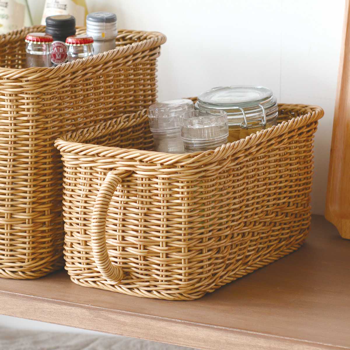 楽天市場】ユティルナイール キッチンストッカー S バスケット クレエ