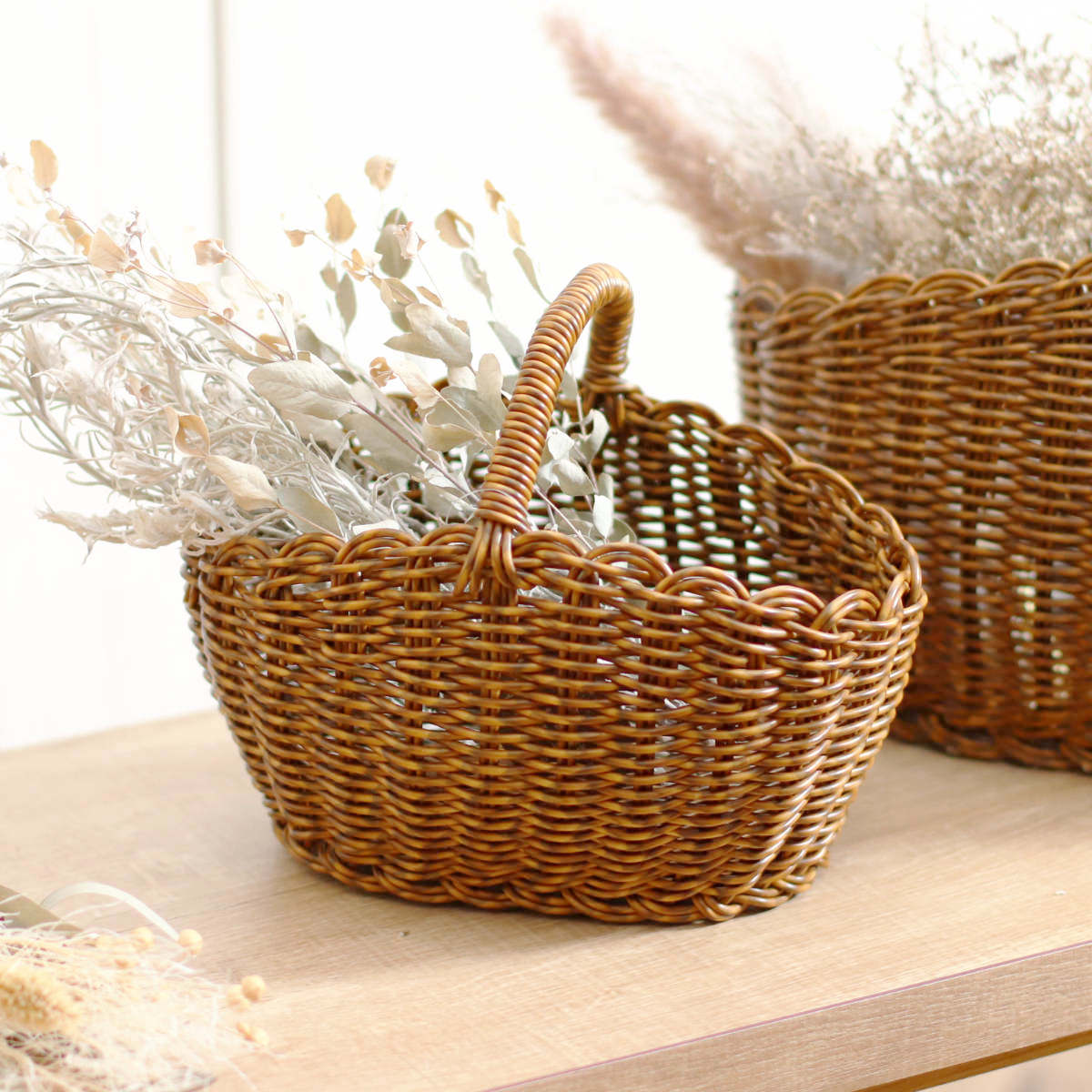 楽天市場】収納 かご バスケット 収納ボックス ウィロー