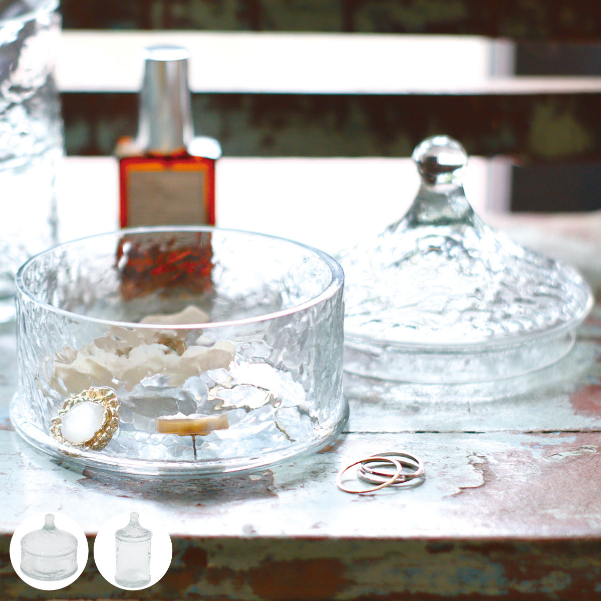 希少　和ガラス　キャンディーポット 楽天市場】キャンディーポット グラスポット 足つき ガラス 容器