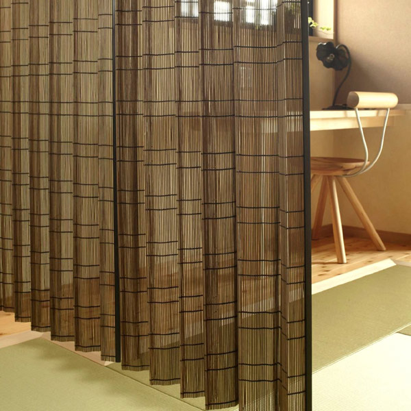 Interior Palette Bamboo Curtains 100 X 175 Cm Natural Made Of